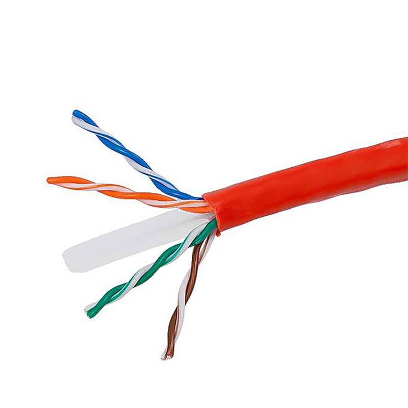 cable de internet UTP cat 6 23awg 24awg 100% cobre