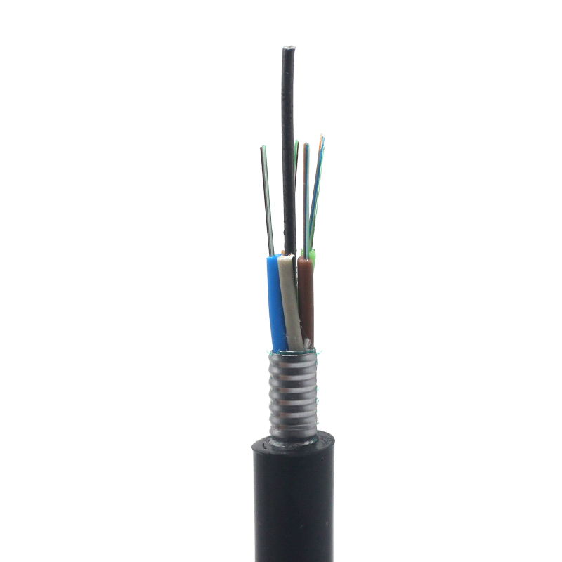 Cables de fibra óptica al aire libre de colocación blindada subterránea GITA GYTS 12 Core