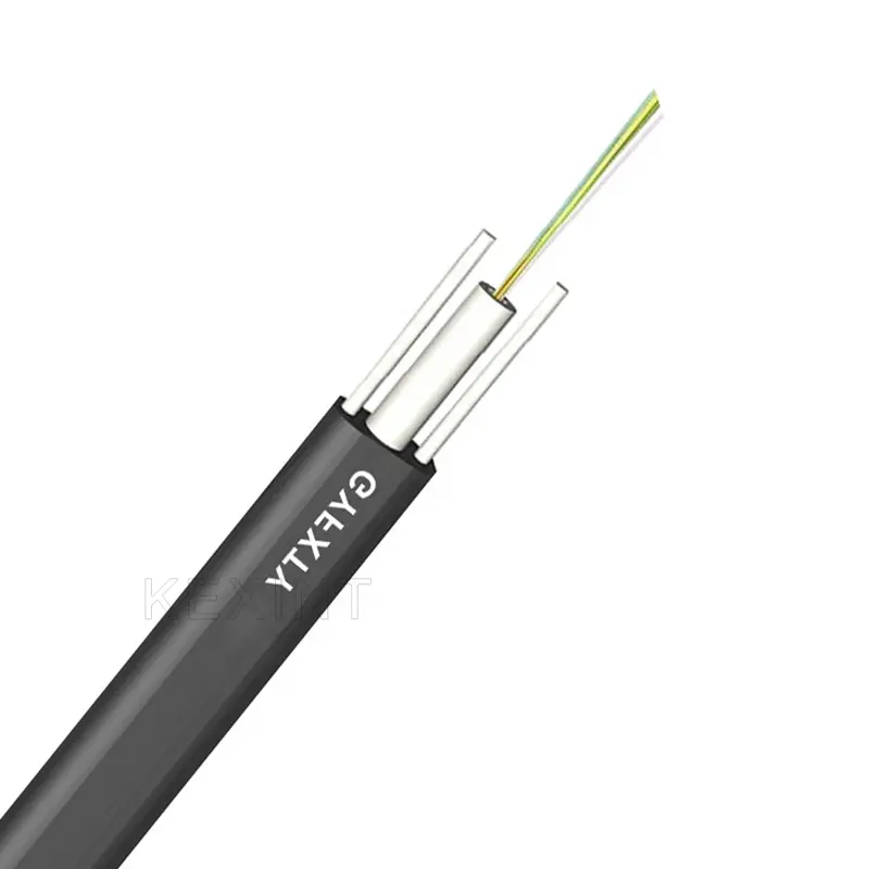 Fibra óptica para exteriores GYTS/GYTA/GYFTY 12 24 36 48 72 96 144 Cable de fibra óptica de núcleo con miembro de fuerza FRP