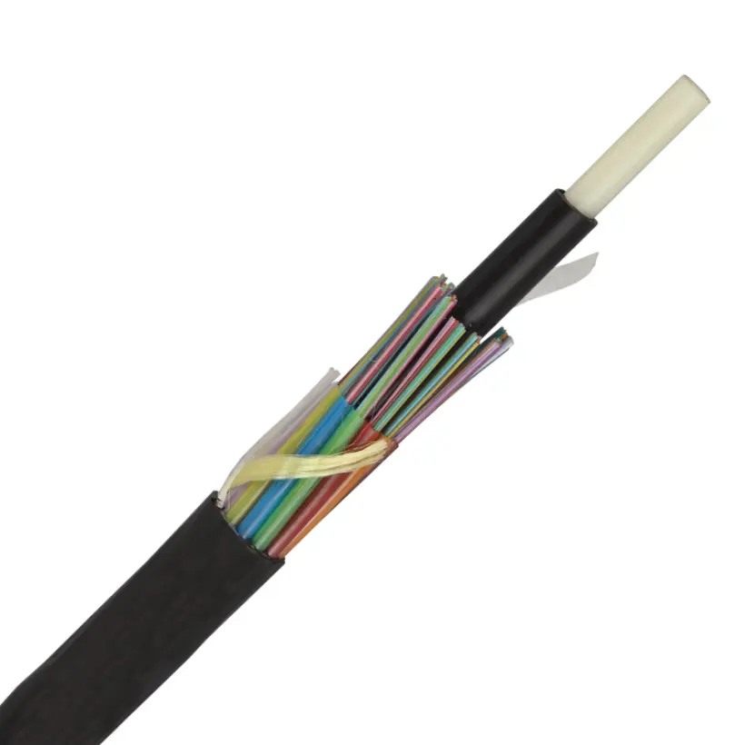 12/24/48/72/144 quitan el corazón al cable de fibra óptica blindado para interiores de aluminio GYTA53 para exteriores