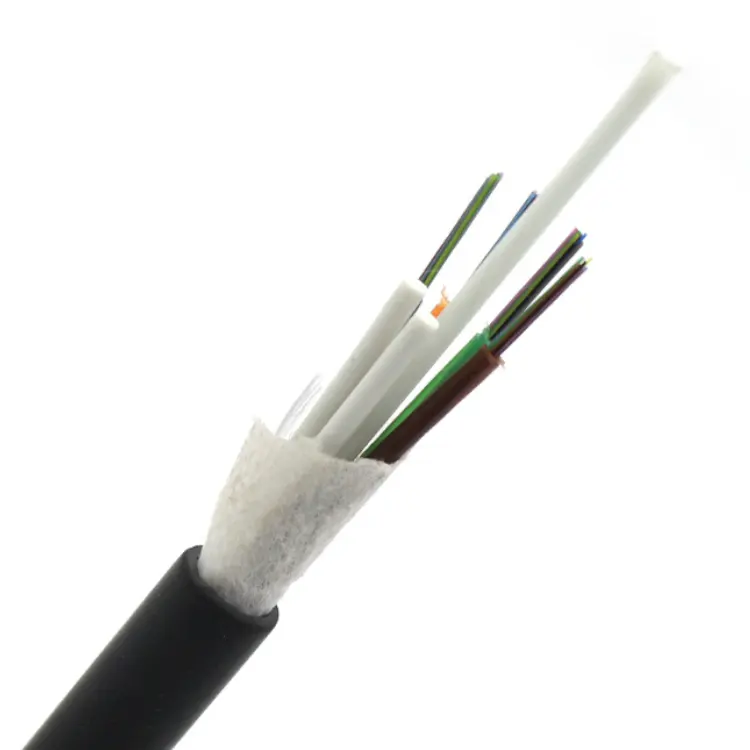 12/24/48/72/144 quitan el corazón al cable de fibra óptica blindado para interiores de aluminio GYTA53 para exteriores
