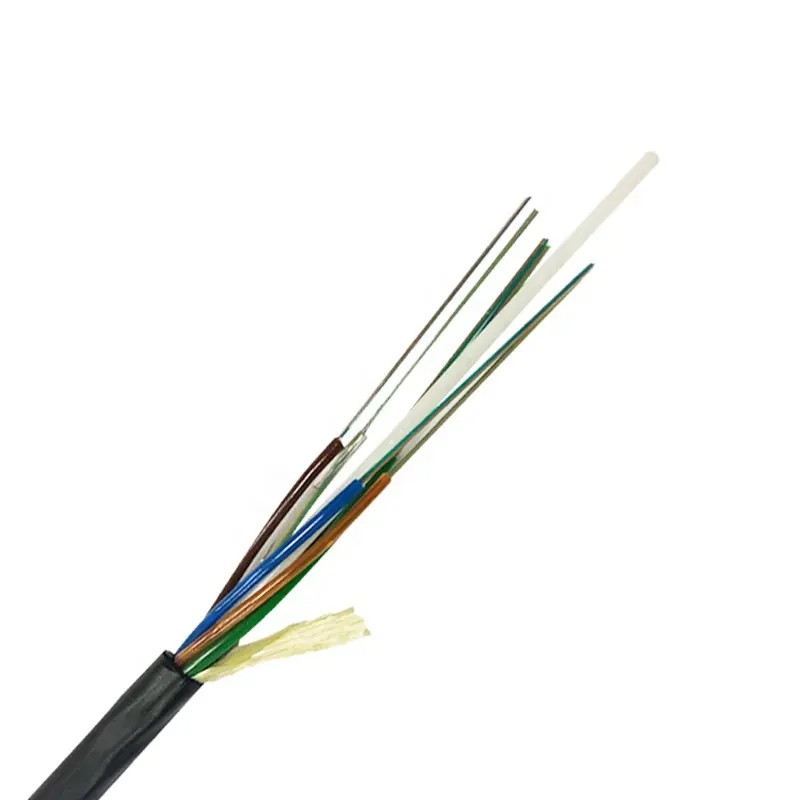 Micro cable de 24 núcleos GCYFTY aire soplado cable de fibra óptica de 24 núcleos