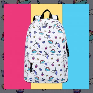 Fashion trend junior high school students’ college style backpack