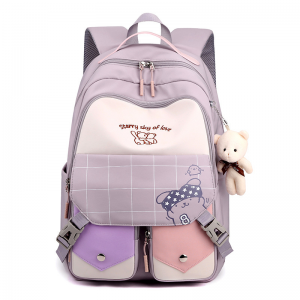 Backpack Simple Large Capacity Bookbag New Fashion Junior High School Student Casual Versatile