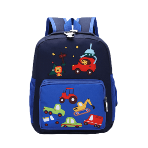 Backpack cartoon car student nylon children’s small backpack XY6724