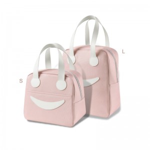 Lunch Bag Insulated Smiling Face Lunch Tote Bag Insulated bag for Office