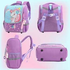 Cartoon Cute Children Schoolbag Kindergarten Backpack Lightweight Space Bookbag