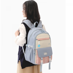 Large Capacity Middle School Backpack, Lightweight Travel Bag, Harajuku Backpack