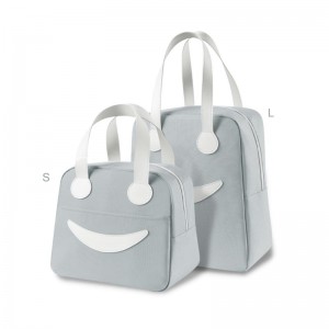 Lunch Bag Insulated Smiling Face Lunch Tote Bag Insulated bag for Office