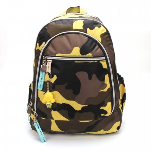 Printed Nylon Harajuku Doll Backpack College Style Men’s and Women’s Travel Bag ZSL131