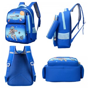 2023 New Primary School Schoolbag Cute Cartoon Casual Children’s Backpack Large Capacity Backpack With Pen Bag