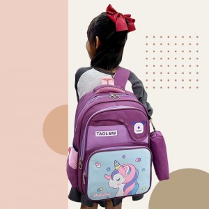 Elementary School Schoolbag Astronaut Unicorn Large Capacity Backpack