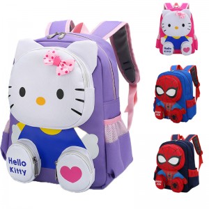 Cheap price Travel Bag - Spider Man Cartoon Kitty Cat Kindergarten Backpack ZSL209 – ANJI