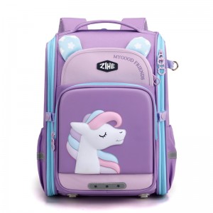 Girls And Boys Primary Schoolbag Student’s Backpack for Teenagers Kids Pony Dinosaur bookpack