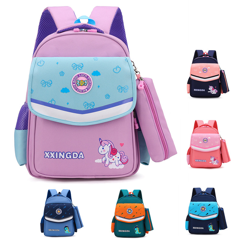 100% Original Backpack For 5 Year Old Boy - Color Contrast Lightweight Schoolbag Cartoon Dinosaur Kindergarten Backpack ZSL116 – ANJI