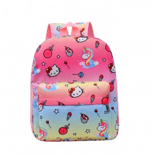 Kindergarten Unicorn Schoolbag Cartoon Cute KT cCat Print Backpack ZSL118