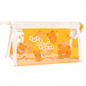 Large-capacity Transparent Japanese Pencil Case Simple Student Stationery Box XY7012322