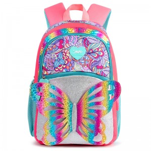 3D Rainbow Butterfly Backpack Cute Color Student Girls Backpack ZSL192