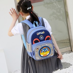 New Kindergarten School Bag Cartoon Space Backpack Lightweight Boys and Girls’ Bookbag