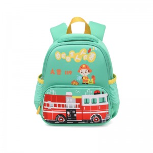 Toy Story Kindergarten Fire Alarm Car Backpack Student Bag ZSL122