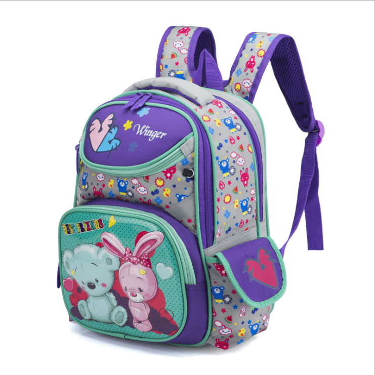 2018 Good Quality Cartoon Zoo Backpack - Waterproof Children School Bags For Teenagers Girls – ANJI