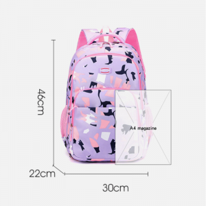 Girls Boys Large Capacity Schoolbag Primary School Backpack Outdoor Travel Bag