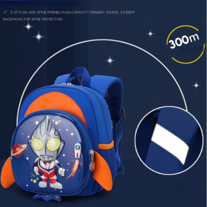 Kindergarten School Bag Eggshell Boys and Girls Bookbag Children’s Leisure Backpack