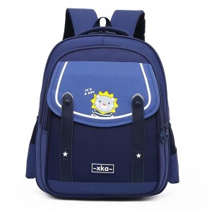 Student School Bag British Style Backpack Cartoon Bear Knapsack Bag