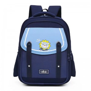 Student School Bag British Style Backpack Cartoon Bear Knapsack Bag