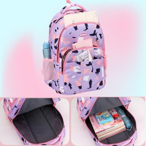 Girls Boys Large Capacity Schoolbag Primary School Backpack Outdoor Travel Bag