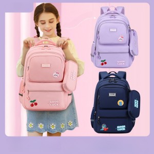 2023 New Primary School Schoolbag Children’s Backpack Large Capacity Bookbag