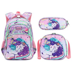 Dinosaur Unicorn Primary School Bag Decompression Spine Shoulder Bag XY6747