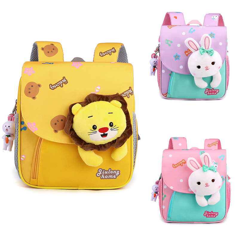 Children’s Schoolbag Cartoon Kindergarten Light Spine Protection Backpack XY6731