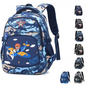 Ordinary Discount Drawstring Backpack - Children’s Camouflage Backpack Tank Airplane Pattern Boys Backpack XY6749 – ANJI