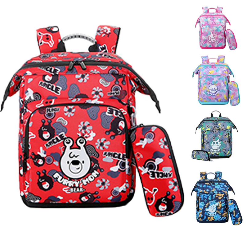 Wholesale Discount Neoprene Backpack Kids - Elementary School Students Cartoon Large-Capacity Spine Decompression School Bag ZSL160 – ANJI