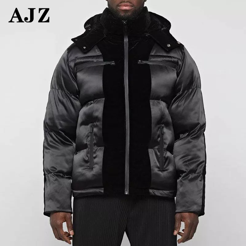 shinny puffer jacket factory manufacture winter down coat supplier