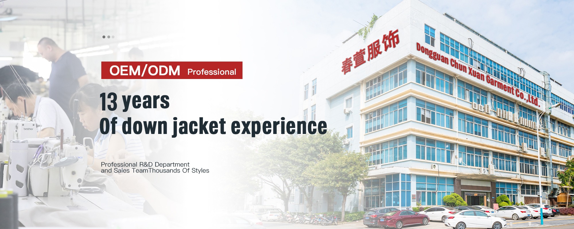 13 years Jacket manufacturer