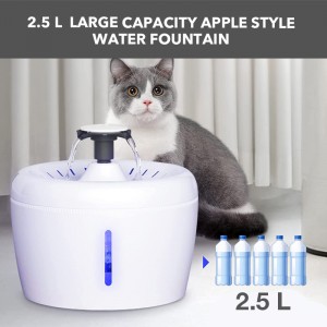 Apple Shape Pet Water Fountain