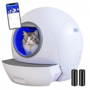 Self-Cleaning Cat Litter Box without App