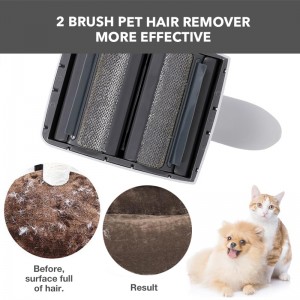 Dalawang panig na disenyo ang mahusay na Pet Hair Remover