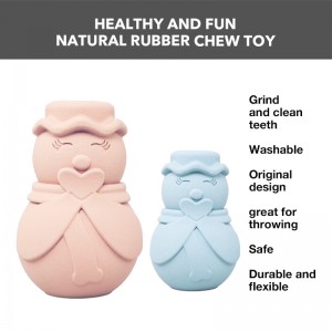 3 sizes original gourd shape design Rubber Chewing Toy