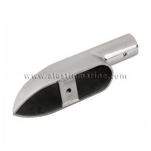 Marine Hardware 316 Stainless Steel Rail End For Boat