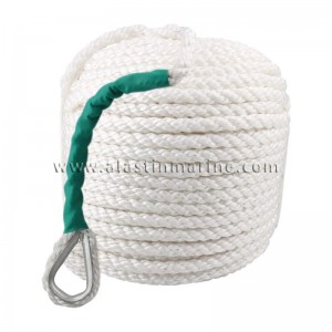 Alastin Manufacturer oem marine rope anchor line boat nylon rope 3 strand for boat