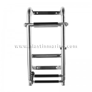 Stainless Steel Handrail Bracket Wall Support 2 Step Folding Ladders