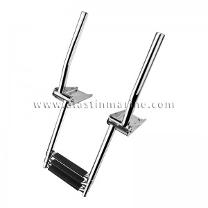 Boat Accessories Boarding Telescoping Ladder with Handrail