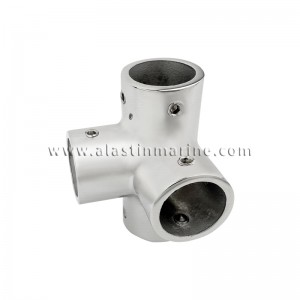 Stainless Steel Pipe Connector 90 Grad 4 Way Tee Connector
