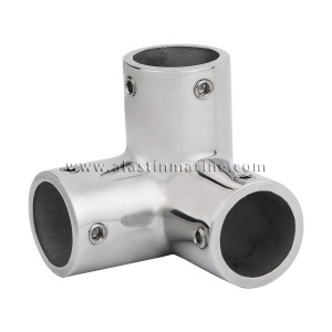 Stainless Steel Pipe Connector 90 Degrees 3 Way Tee Connector