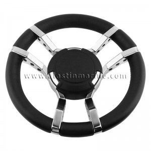 Рулевое колесо из нержавеющей стали с кожаным гальваническим покрытием, устойчивое к ультрафиолетовому излучению