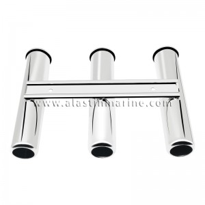 Stainless Steel 3 Tube Clamp paFishing Rod Holder YeBoat
