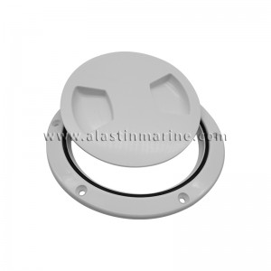 White ABS Plastic Round Hatch Cover Deck Plate